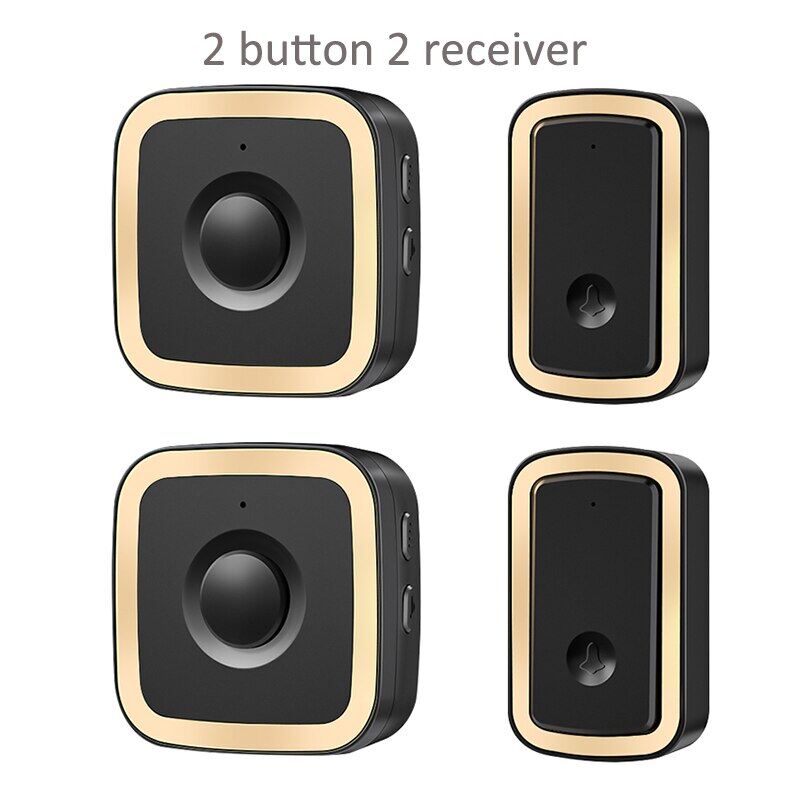 Cacazi newest home wireless doorbell 60 songs 0~110db 300m waterproof remote smart calling bell