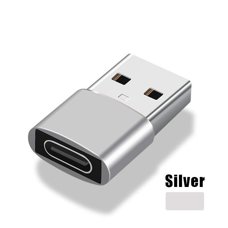 Type c to usb 2.0 otg adapter charging & data transfer mini portable usb to type c female high speed converter