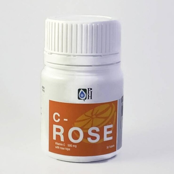 VITAMIN C 500mg WITH ROSE HIPS 6本 個人むけ
