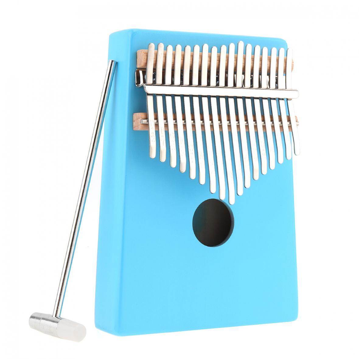 Slade 17 Phím kalimba ngón tay cái đàn piano với dụng cụ hiệu chỉnh đàn Túi khăn lau