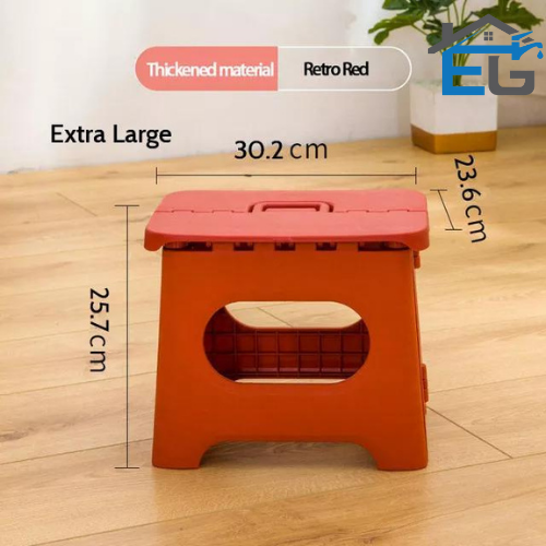Foldable Stool Portable Collapsible Plastic Kids Non Slip Folding Step
