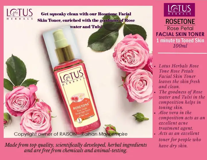 lotus rose water