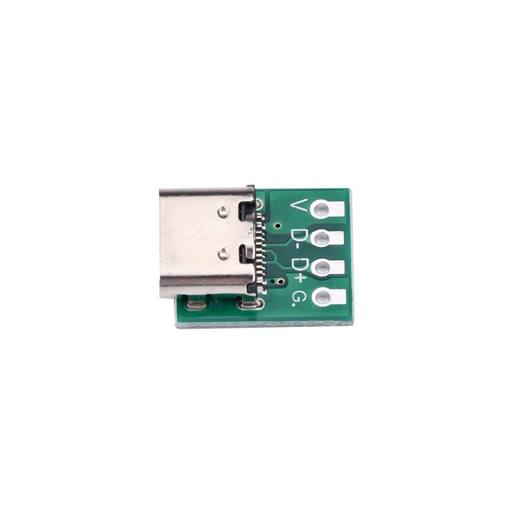 DIPPRUN Usb Type C Connector Board Diy 3.1 Serial Basic Breakout Female Connector 16p For Data Line Wire Cable Transfer