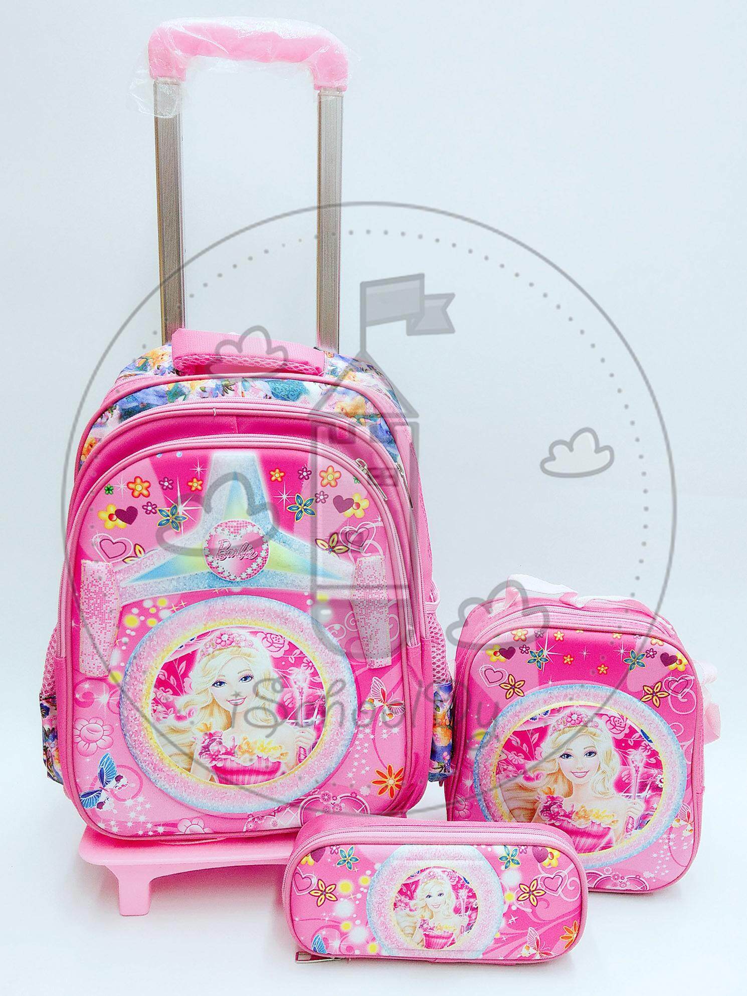 trolley school bag barbie