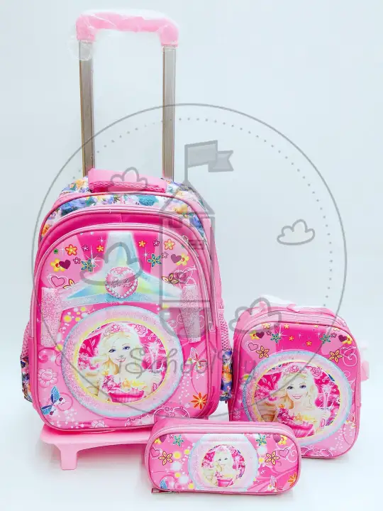 barbie school bag set