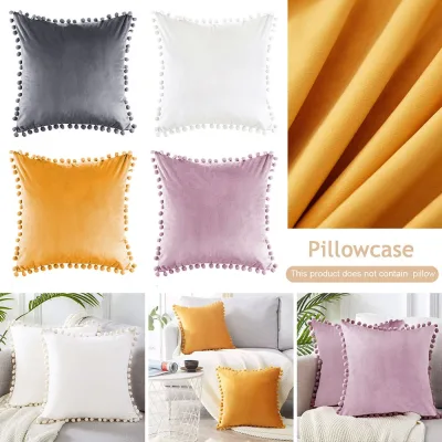 ABL Soft Velvet Cushion Cover Decorative Pillows Throw Pillow Case Soft Solid Colors Luxury Home Decor Living Room Sofa Seat 45*45cm