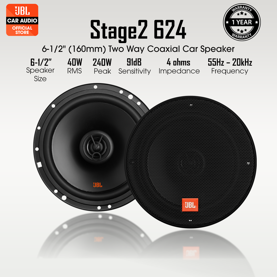 Jbl Stage2 624 Jbl Way Car Speakers JBL Stage2 624 Inch 2-Way