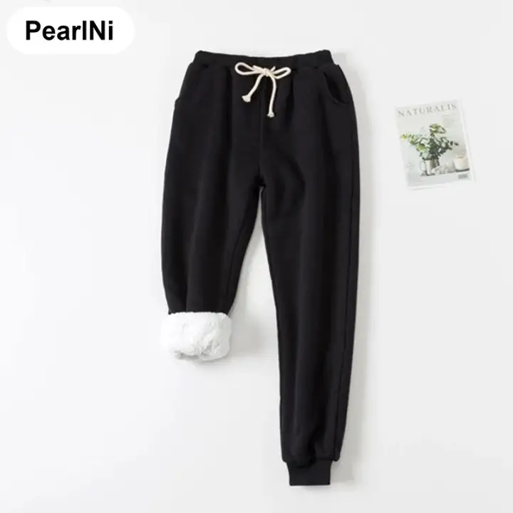 ladies fleece track pants