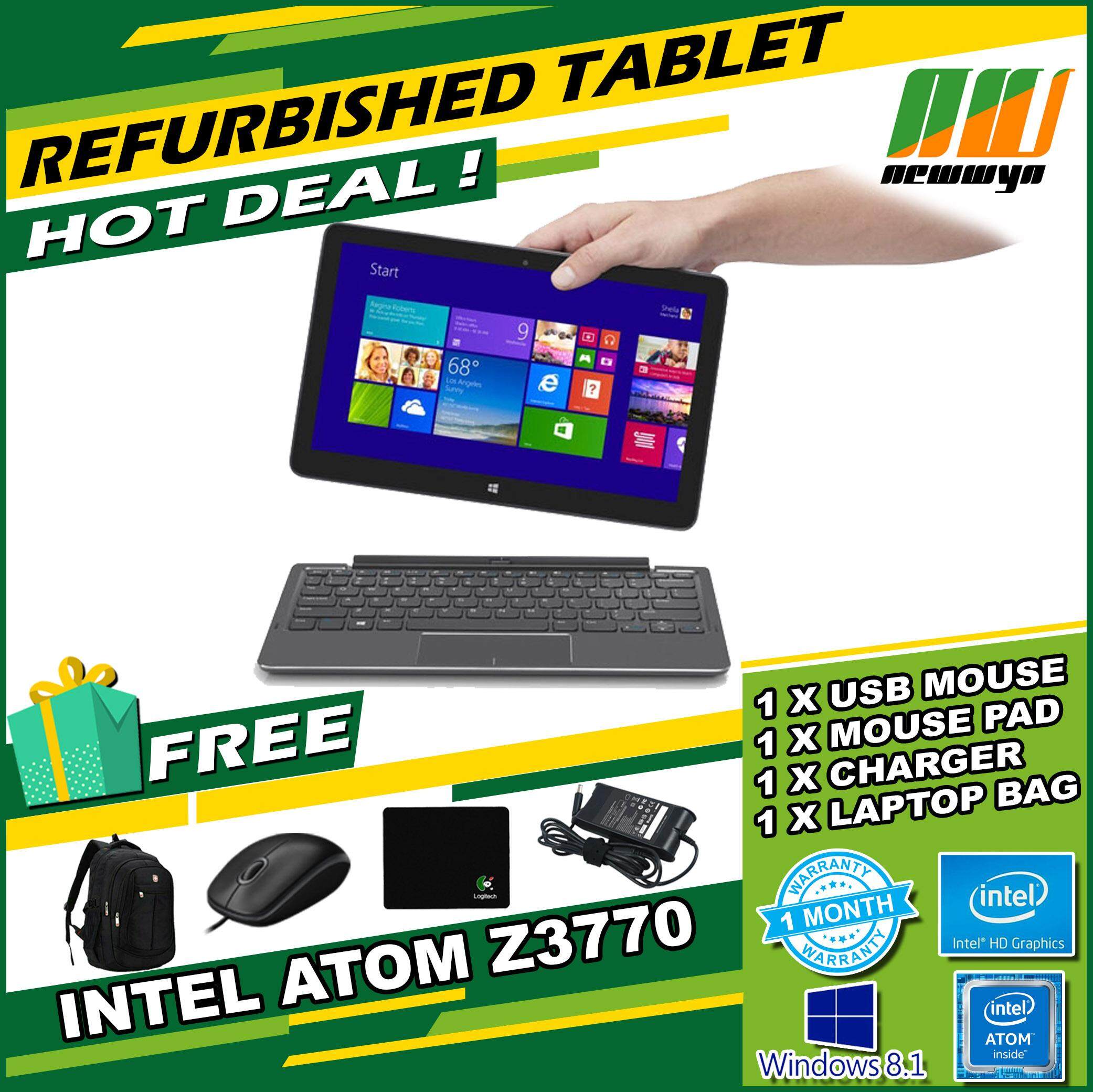 Refurbished Dell Venue 11 Pro 5130 Tablet (10.8, Intel Atom, 2GB RAM, 64GB eMMC, W8) - With Keyboard Malaysia