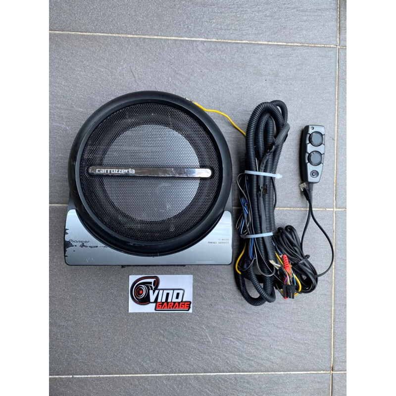 Carrozzeria カロッツェリア TS-WX210A パワードサブウーハー ウーファー MAX150W 動作異常なし カロッツェリア⁄TS-WX210A⁄サブウーファー⁄YA0574