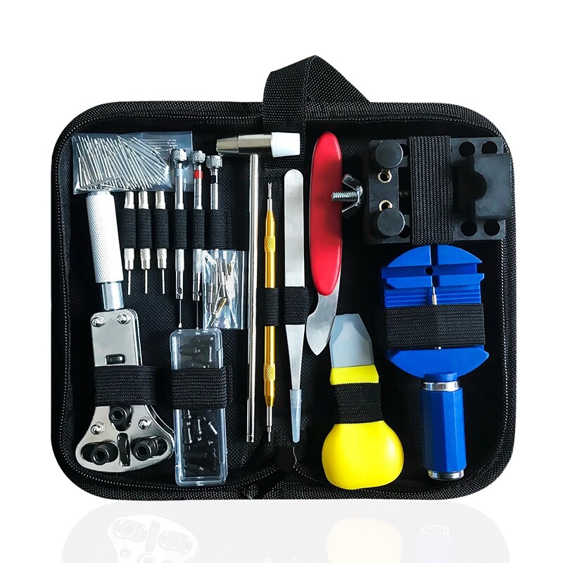 147 Chiếc Đồng Hồ Bộ Công Cụ Sửa Chữa Đồng Hồ Ốp Lưng Tăng Cường Cho Dụng Cụ Mở Tẩy Mùa Xuân Pin Bộ Tua Vít Hoặc 360 Chiếc Đồng Hồ lò Xo Thép Không Gỉ Sửa Chữa Đồng Hồ Phụ Kiện
