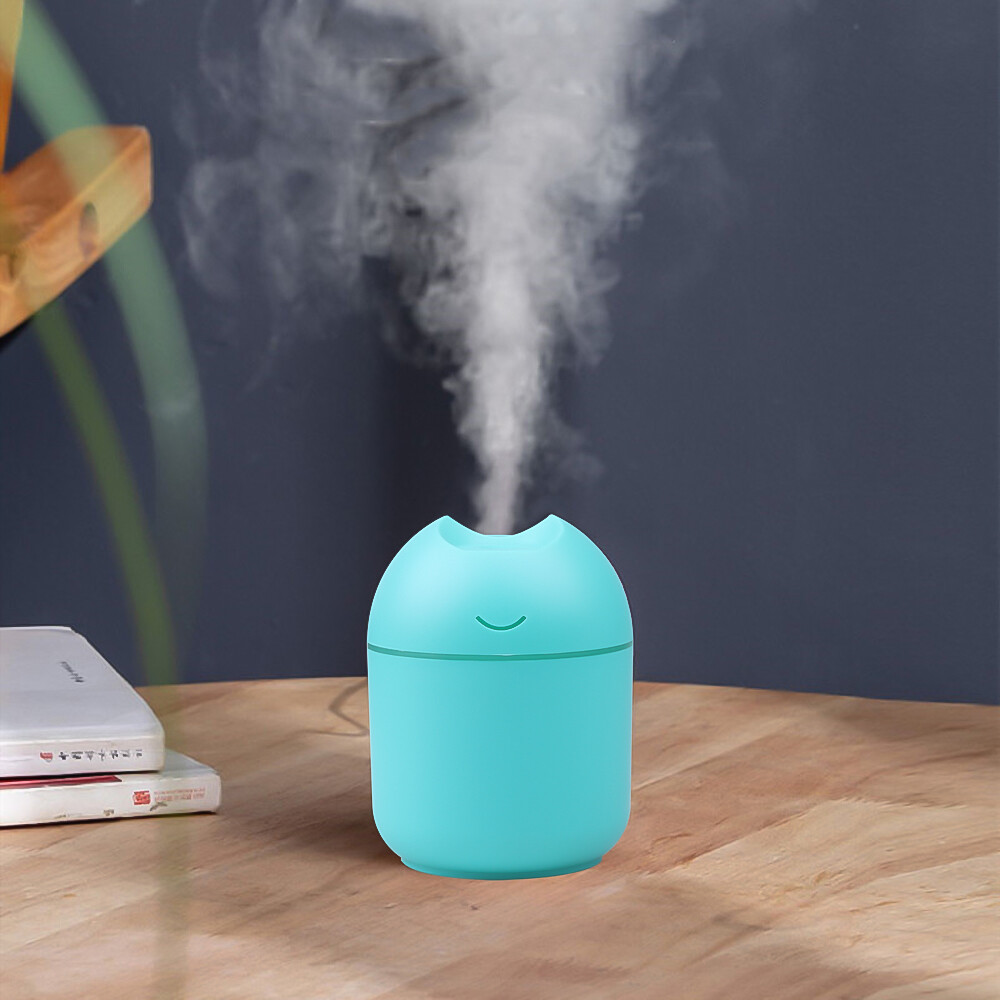 KEBETEME Máy Tạo Độ Ẩm Không Khí Máy Khuếch Tán Hương Thơm 250ML Máy Khuếch Tán Tinh Dầu Hương Liệu Máy Tạo Sương Mù Siêu Âm Sạc USB