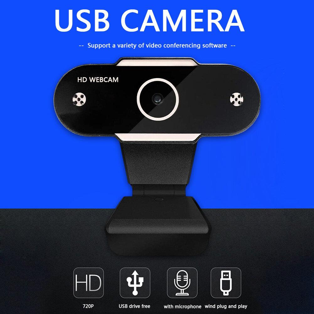Camera Web 720P HD USB 2.0 Micro Video Trực Tuyến Máy Tính PC Máy Tính Webcam