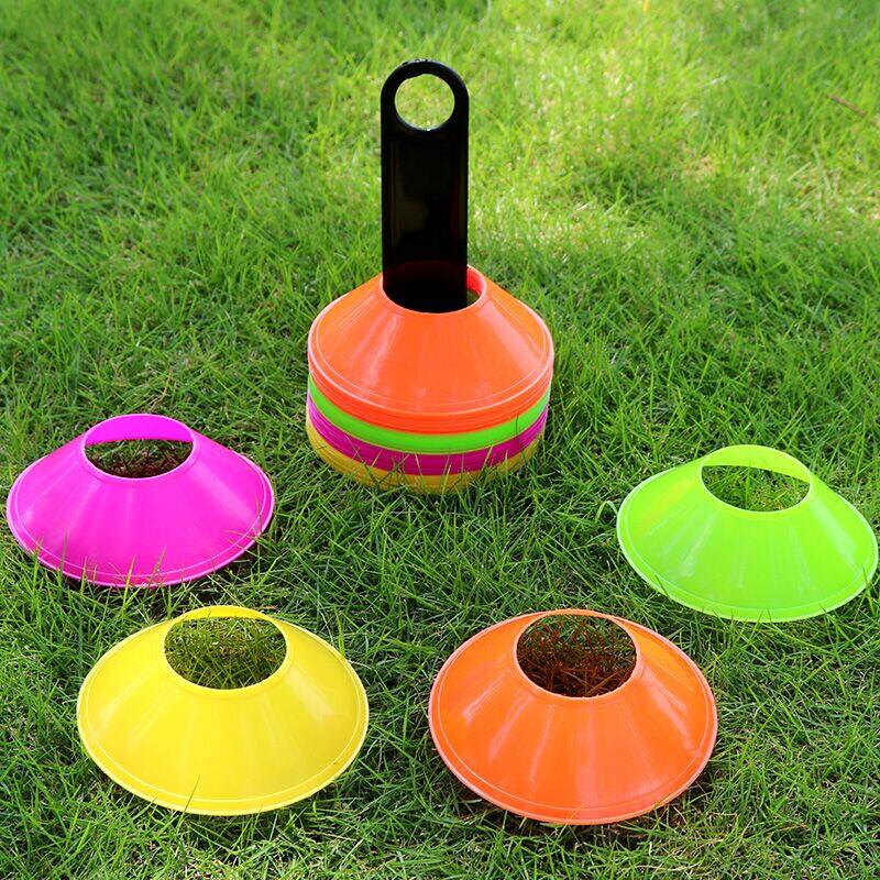 【Ready Stock】50 Pcs Space Markers Agility Safety Disc Cones Perfect for Soccer, Football & Any Ball Game ​
