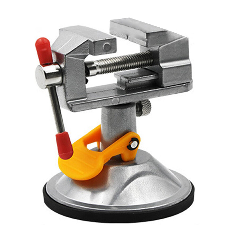 Original Aideepen Hand Tools Suction Cup Mini Vise Vise 360 Degree Rotatable Small Vises Mini Walnut Clamping Tools Universal Suction Cup Vise