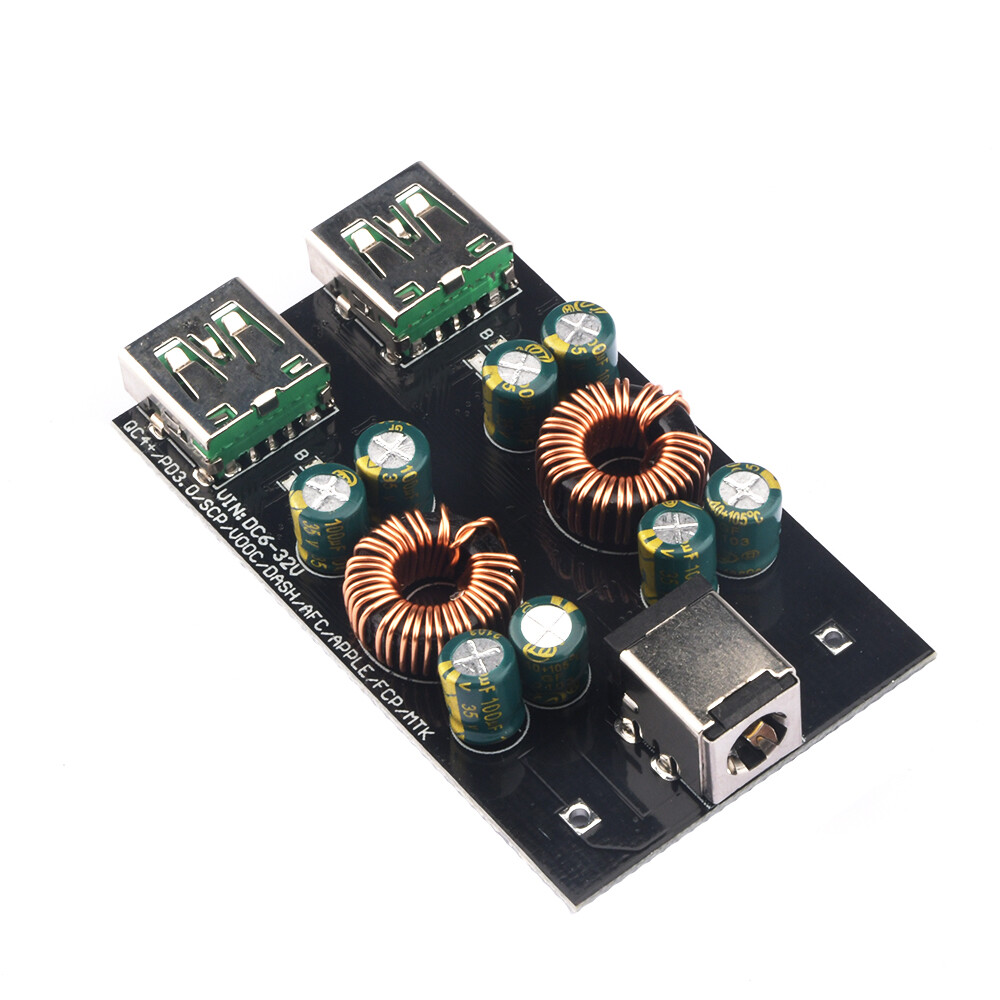 【Ready Stock】Sw3518s DC6V-32v Fast Charging Power Step-down Module 2-way Module USB Pd3.0 (PPS) Mobile Phone Fast Charging Board