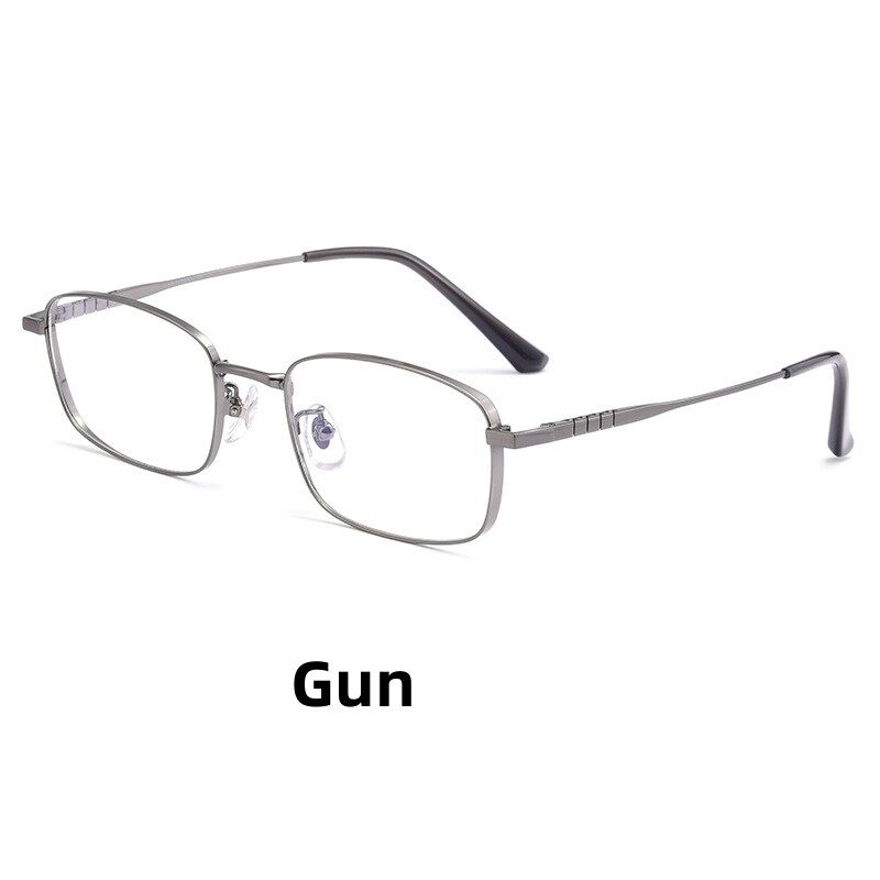 FIRADA 2023 Fashion Eyewear Retro Square Pure Titanium Eyeglasses Optical Prescription Glasses Frame For Men And Women 03-P15303