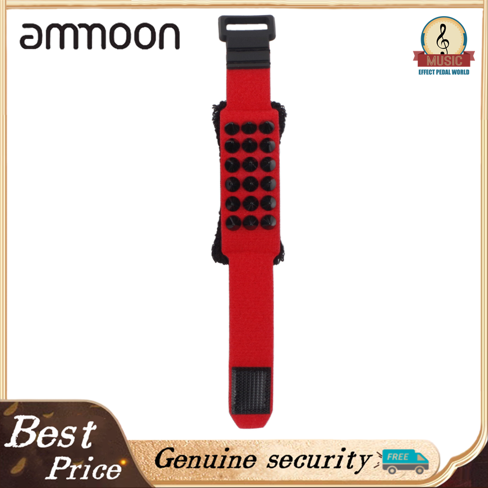 18cm Guitar String Mute Guitar Gear Fretboard Muting Wrap Punk Style String Dampener String Muter for 6-String Guitar