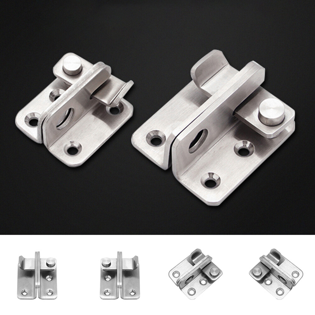 Thickened Padlock Door Hasp Latch Stainless Steel Safety Security Guard Bolt