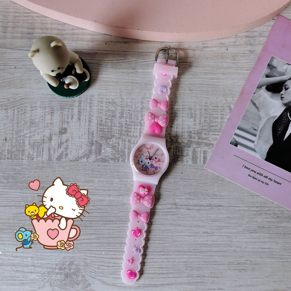【sanheZ】Sanrio Hello Kitty Wrist Watch Anime My Melody Cinnamoroll ...