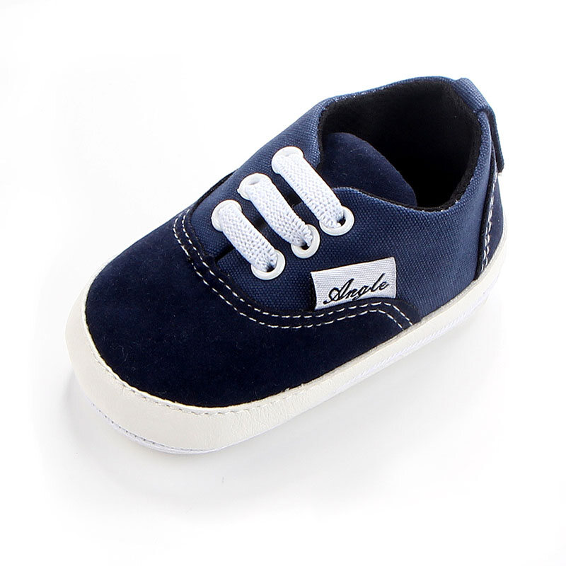 New Non-slip Rubber Soled Baby Boy Shoes Solid Color Cotton Retro Baby Shoes Sneakers Infant Shoes Girls Boys First Walkers