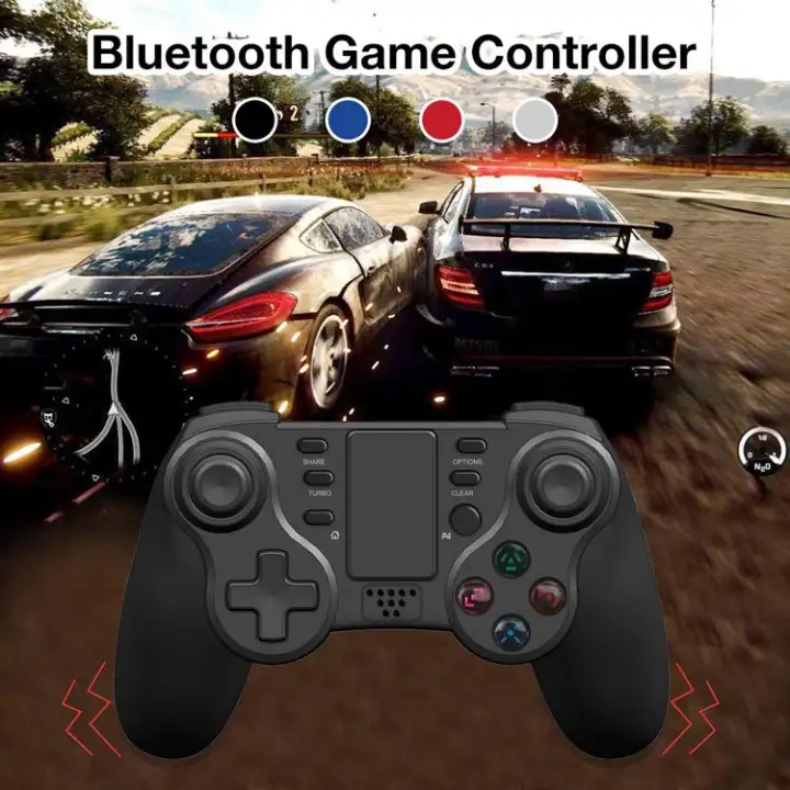 Nirkabel Bluetooth Controller Dengan Lampu Led Sensor Akselerasi Gamepad Untuk Ps4 Ps 3 Pc Lazada Indonesia