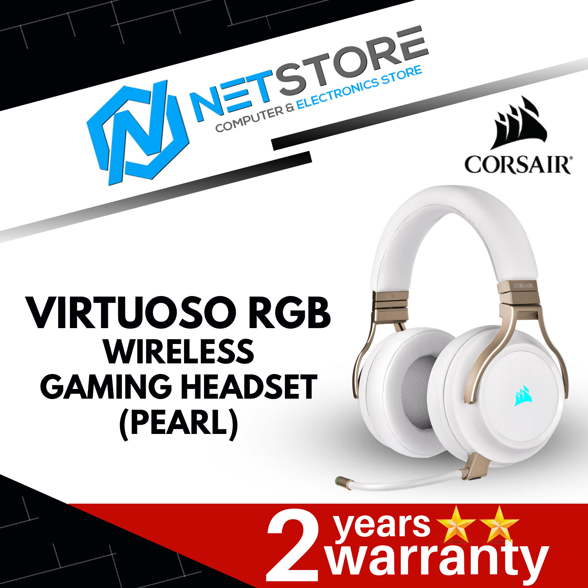 楽天市場】CORSAIR ワイヤレスヘッドセット CA-9011224-AP ヘッドホン