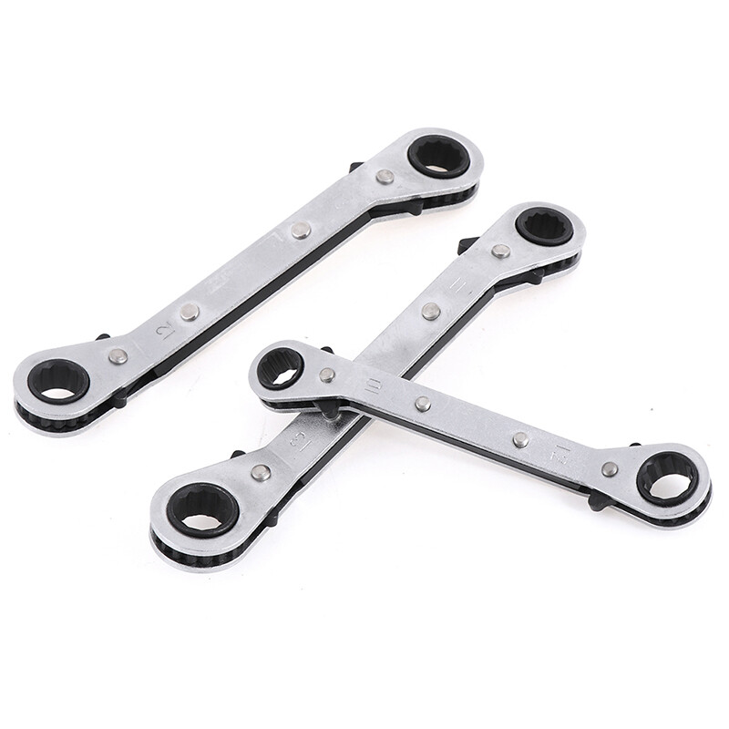 JUNY  6-21mm metric offset torque wrench set double ratchet wrench spanner tool