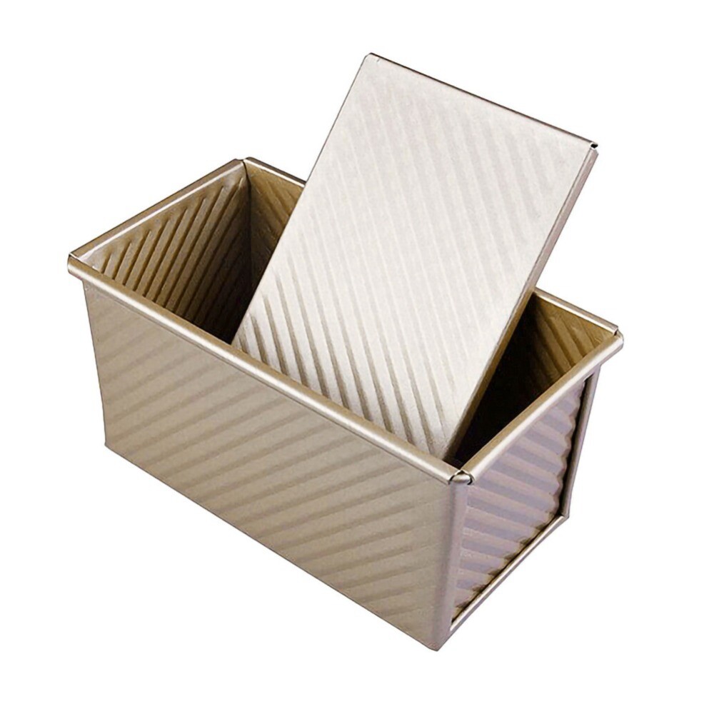 YIYU CHUBB Coating Aluminized Steel Bakeware Non-Stick Pastry Kitchen Tool With Lid Toast Cake Bread Toast Mold Baking Pan Cake Tin Box Pullman Loaf Pan