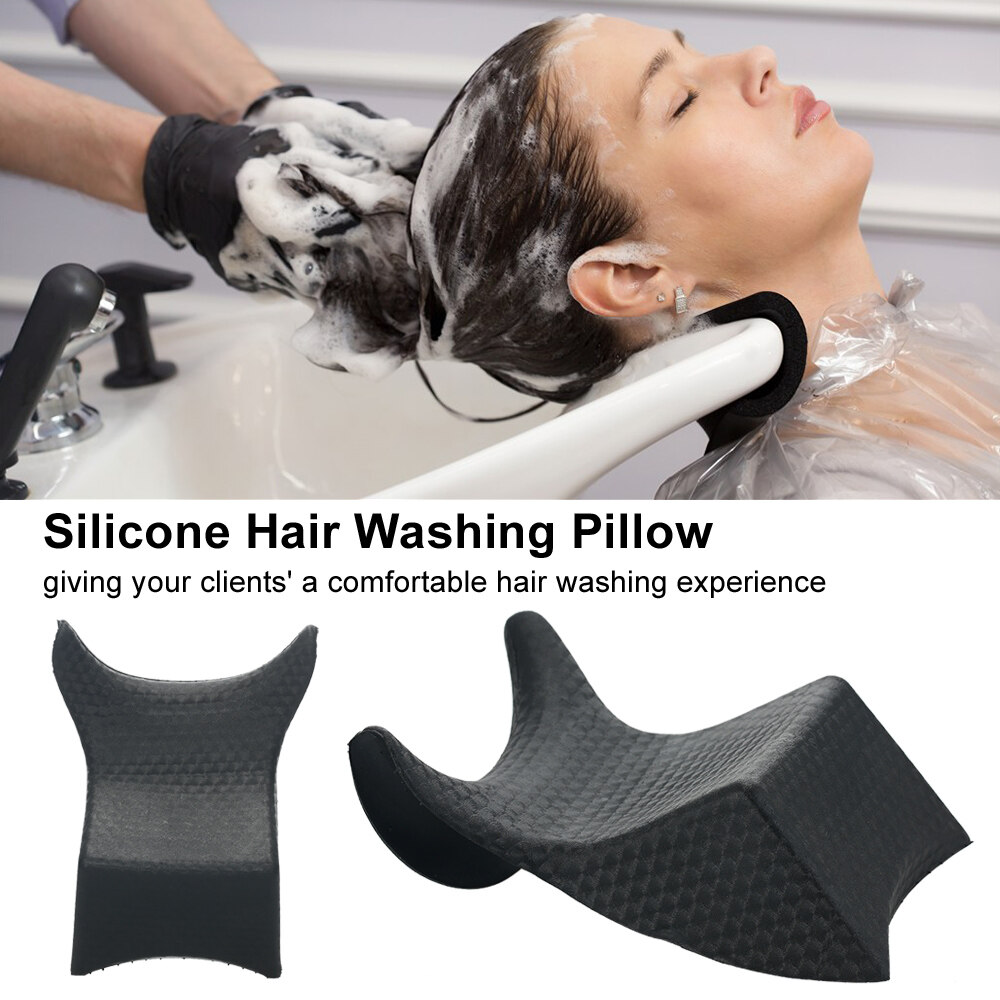 Hair Washing Pillow Shampoo Neck Rest Pillow Cushion Silicone Shampoo
