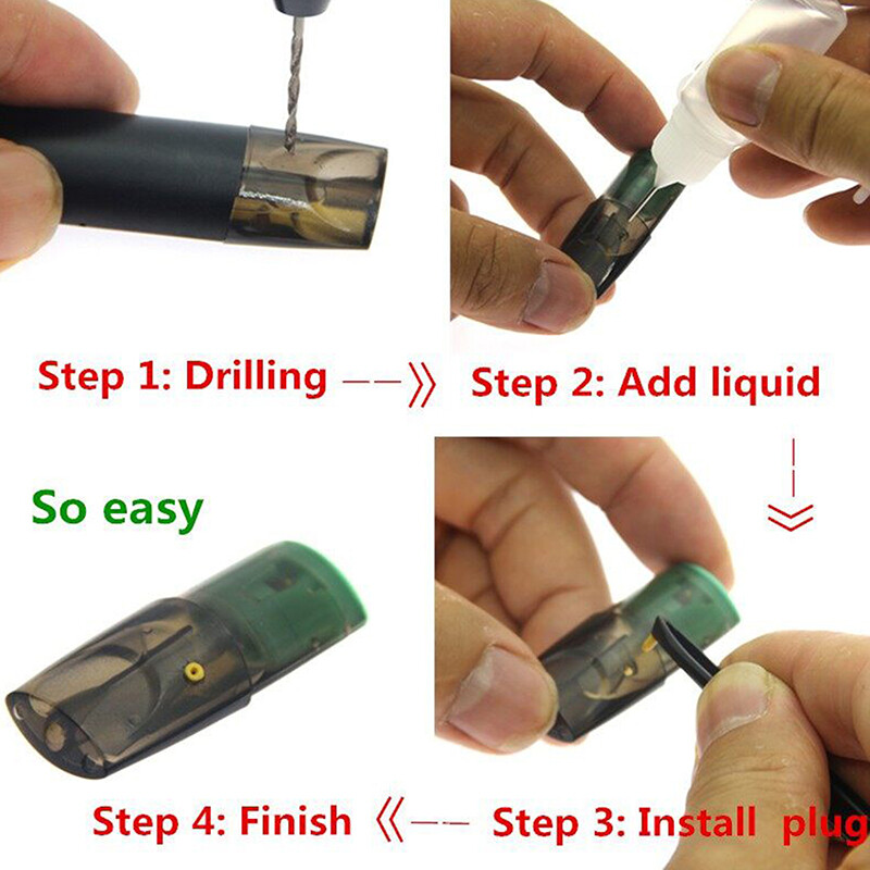 Universal Pod HoleRefillable Pod Tool Set For RELX Pod Punch Oiling Tool DIY Kit