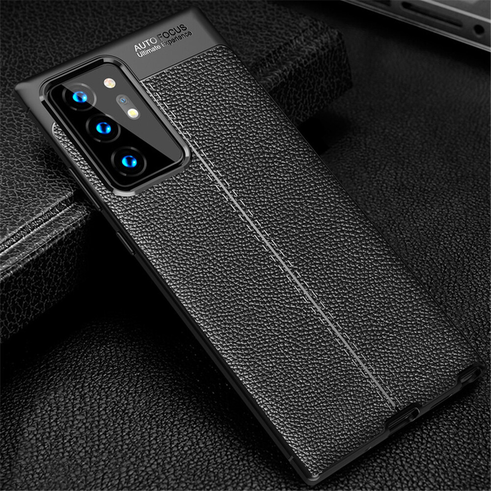 Lenuo Silicone Case for Samsung Galaxy Note 20 Ultra / Note 20 - Explosion-proof Dermatoglyph TPU Shell Cases Mobile Phone Cover Casing