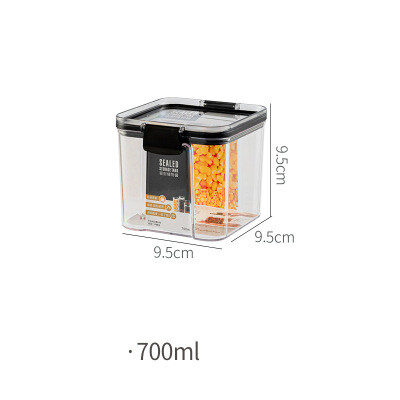 Hộp Đựng Tủ Lạnh Trong Suốt Konco Hộp Nhựa Đựng Thực Phẩm Gia Dụng Có Thể Xếp Chồng Lên Nhau Bể Chứa Gia Vị Ngũ Cốc Hộp Đựng Nhà Bếp Hộp Đựng Hạt Cà Phê, Nhà Bếp Tổ Chức