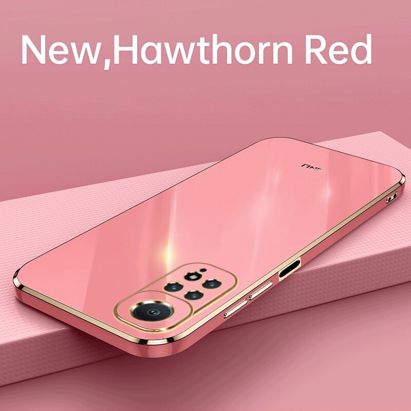 Xiaomi Redmi Note 11 Case Shockproof Soft Silicone Electroplating Back Cover Case Redmi Note11 Phone Casing