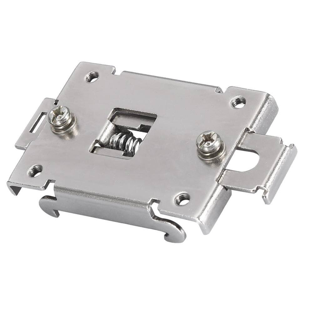 1PCS DIN rail fixed clip 35MM DIN Rail Fixed Solid State Relay Clip DIN Rail Mounting accessories Clamp With 2 Mounting Screws