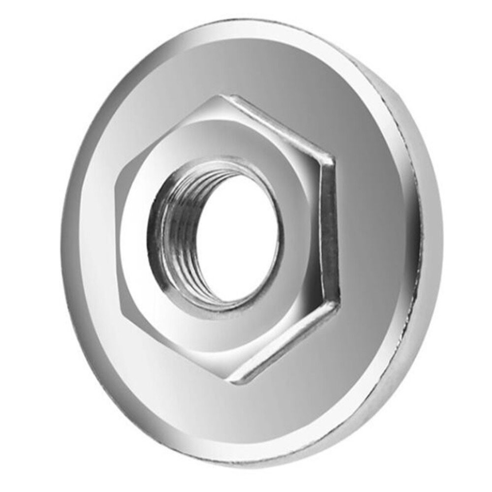 HQBWON Fasteners Hexagon For Grinder Angle Stainless Steel Electric Angle Grinder Parts Pressure Plate Tool Type 100 angle grinder pressure plate Nut Fitting Tool