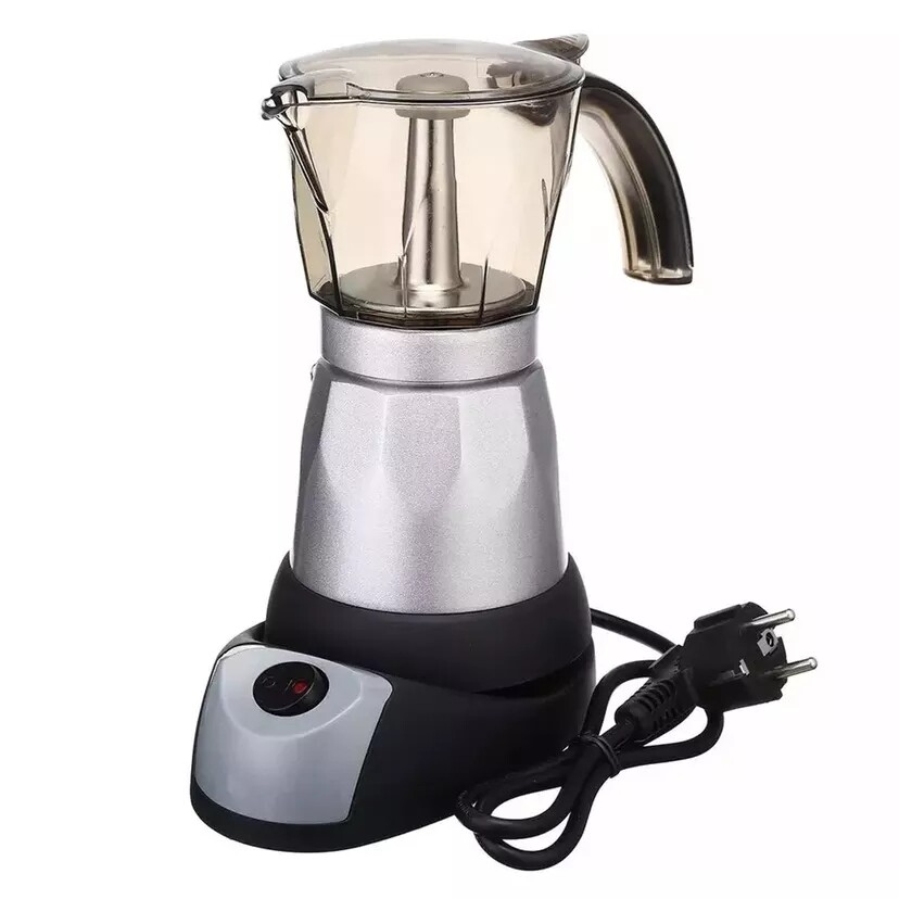 Máy Pha Cà Phê Mocha Espresso Ý 480W 220V Bình Pha Cà Phê Mocha Điện Máy Pha Cà Phê Điện Cầm Tay Phích Cắm EU