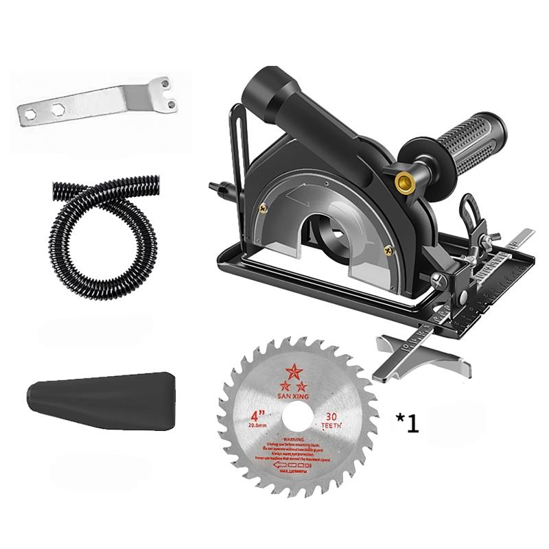 0~40mm depth adjustable angle grinder universal bracket hand grinder to cutting machine base modified woodworking table saw protective cover rack