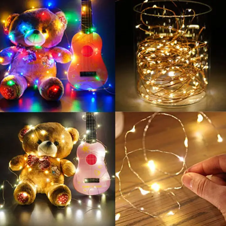 1 Party Battery Powered Holiday Copper Wire Night Lighting Fairy