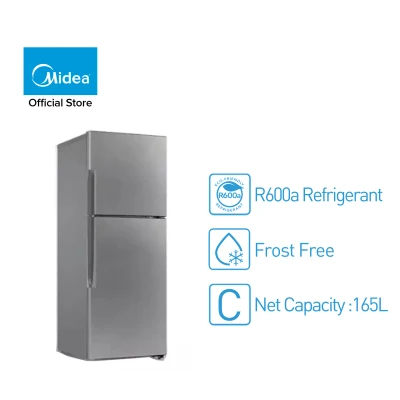 Midea MD-222V 2-Door Gross 185L Refrigerator / Fridge / Peti Sejuk