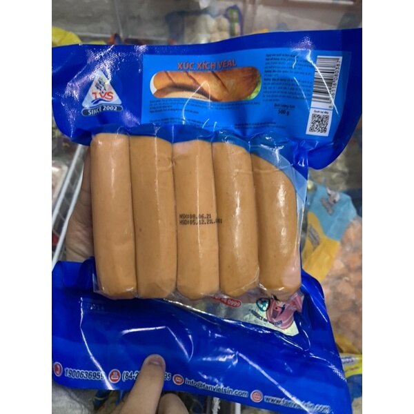 Xúc xích veal TVS 10 cây 500g (giao tphcm)