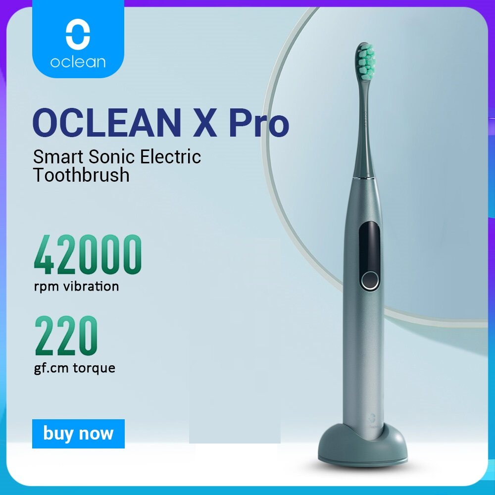 oclean x pro sonic electric toothbrush