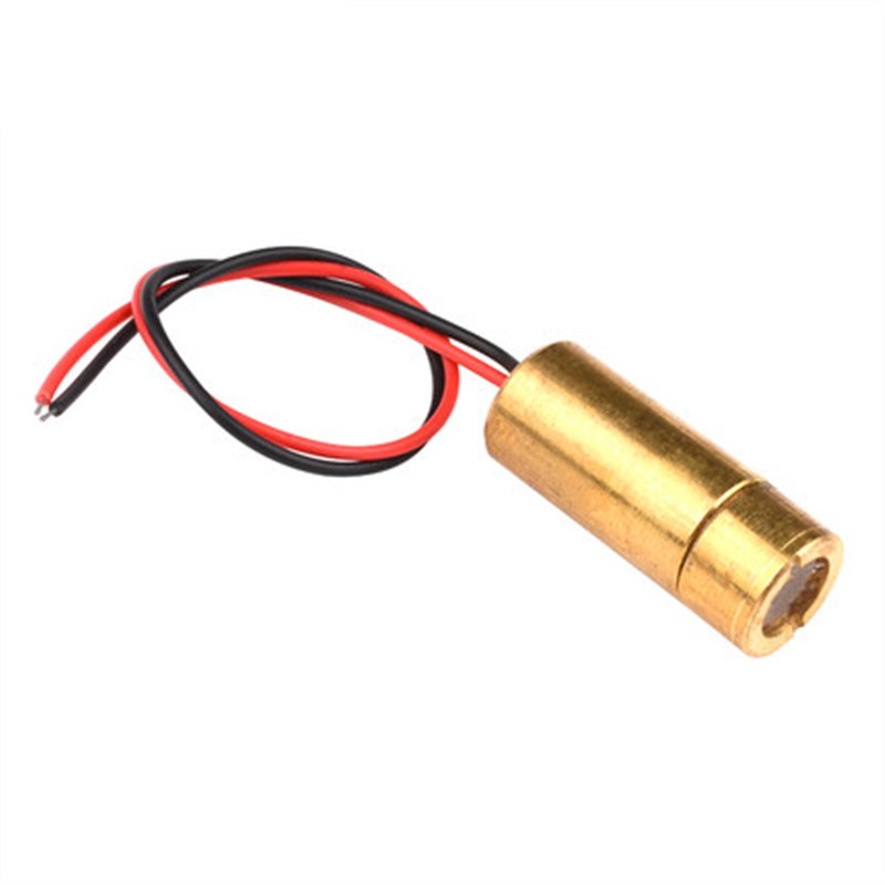 Đầu Laser 650nm 9Mm 3V 50MW Mô Đun Điốt Chéo Laser Đầu Đồng Đỏ