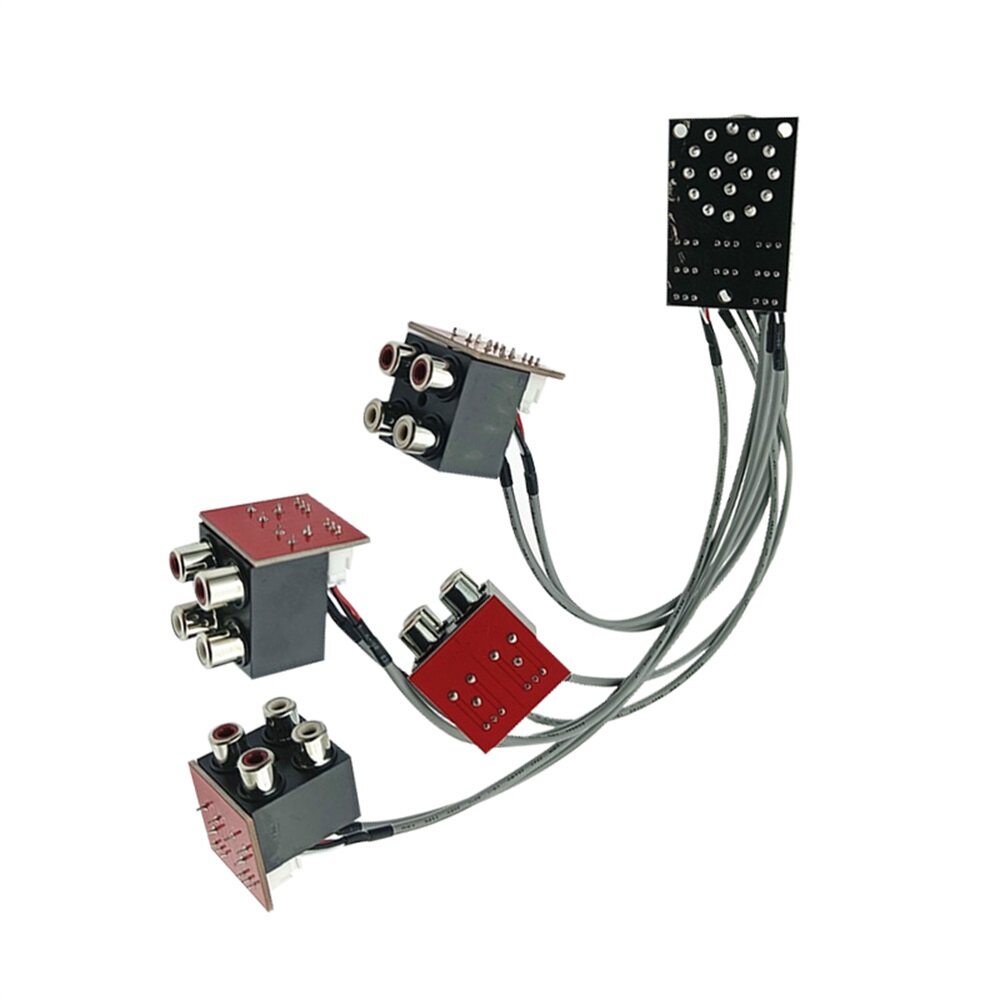 Shockley DIY Switching Board 3 Way Signal Selector Amplifier Relay Audio Input Switch Module with RAC Input
