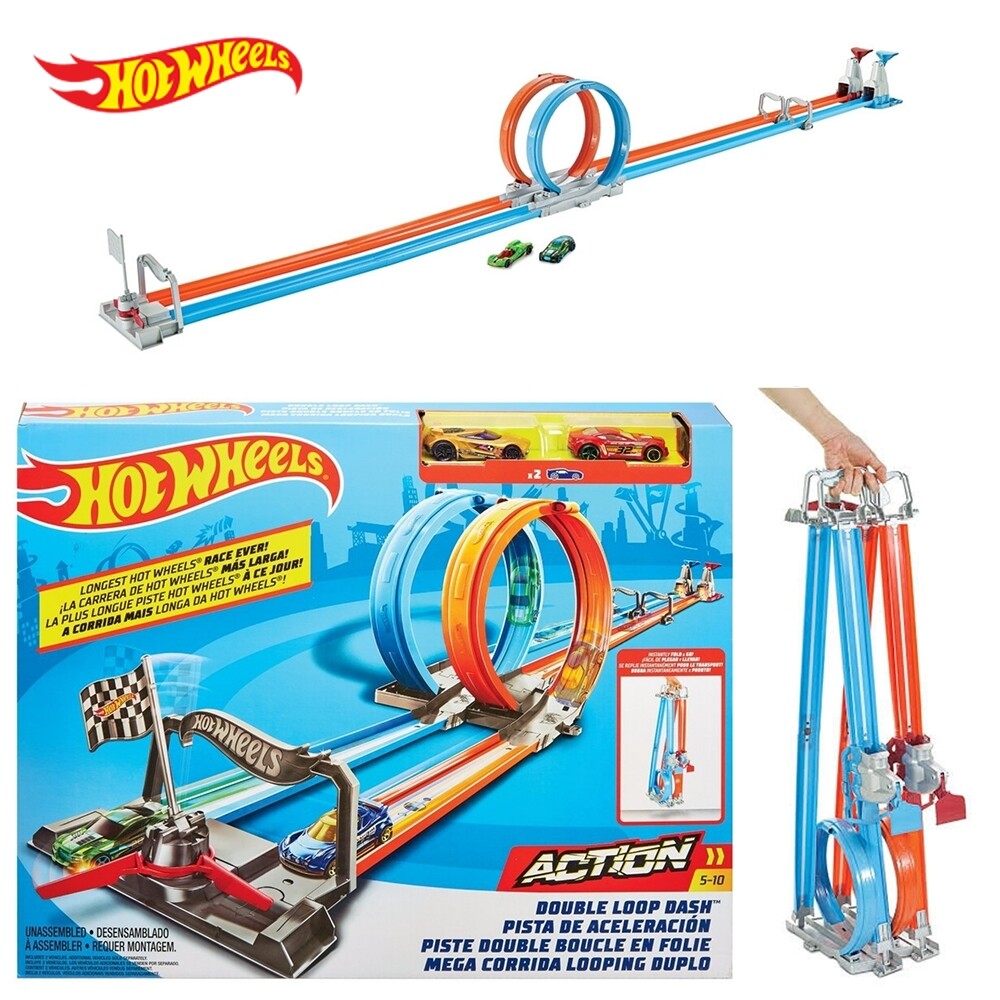 hot wheels double loop dash