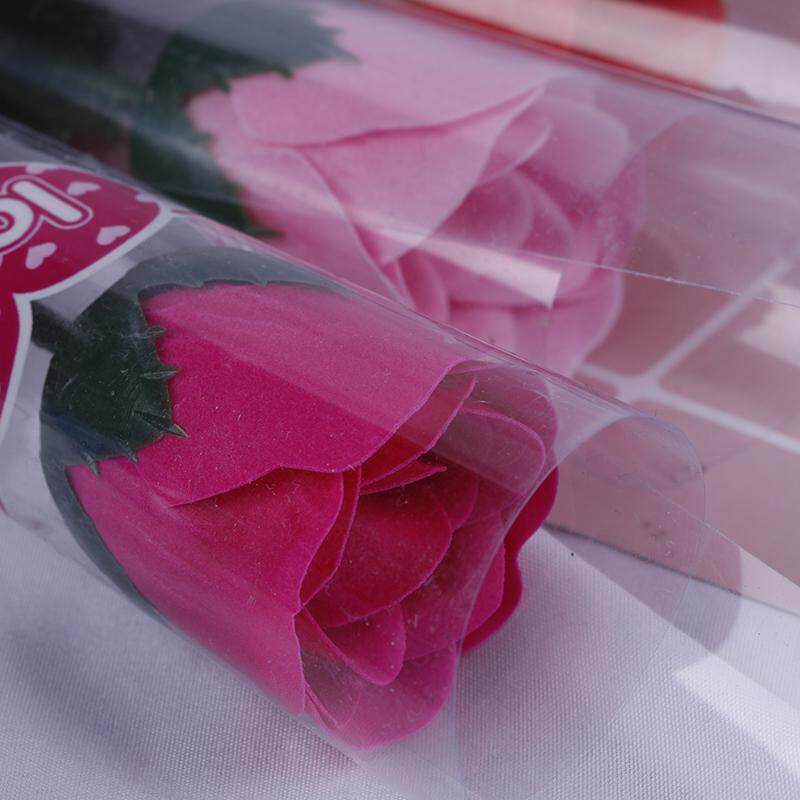 10pcs Soap Rose Artificial Flower Valentines Day T Anniversary