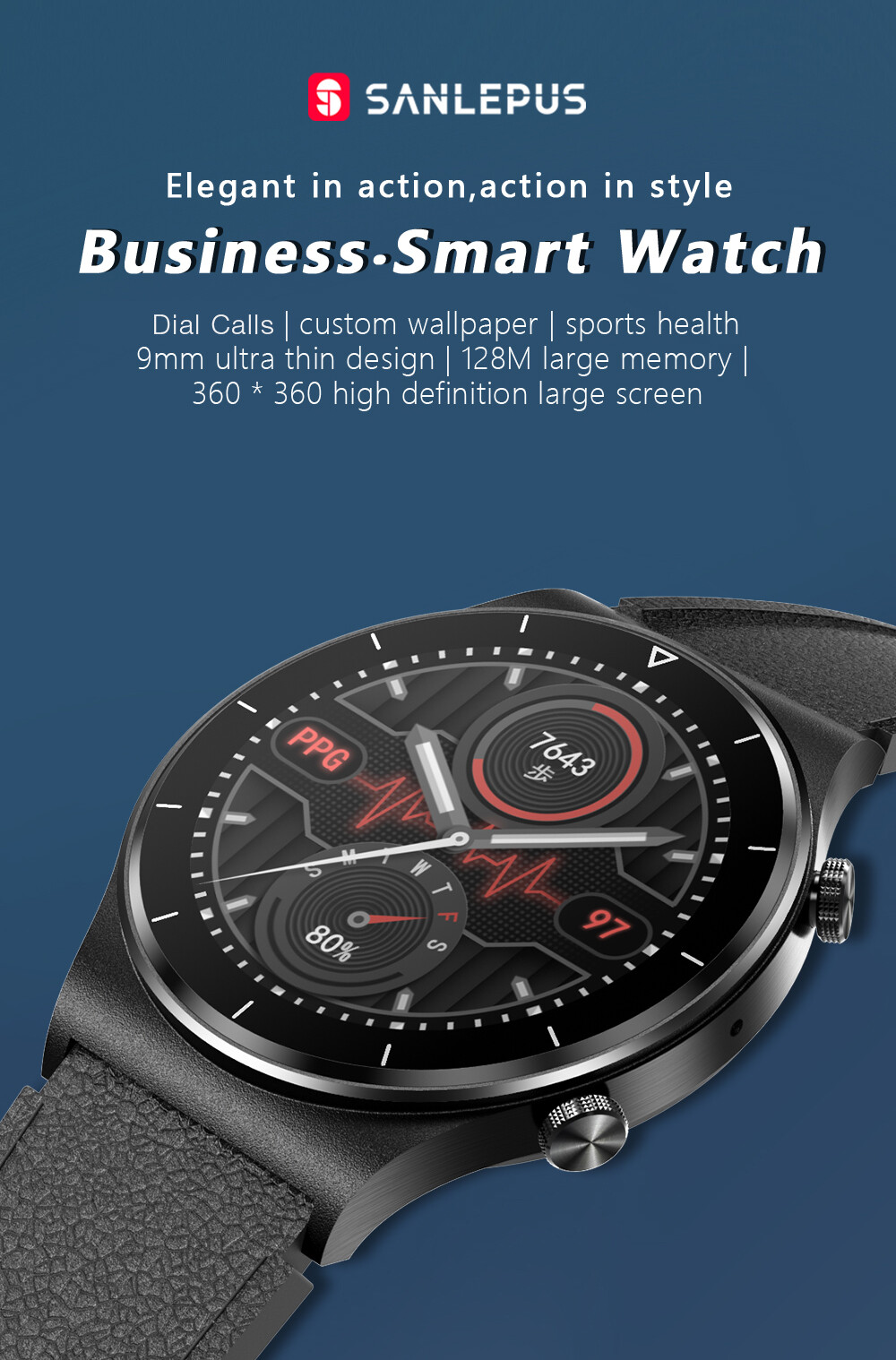 2020 SANLEPUS Smart Watch Sport Heart Rate Monitor Waterproof Fitness  Bracelet Men Women Smartwatch For Android iOS Apple Xiaomi Sale, Price \u0026  Reviews | Gearbest