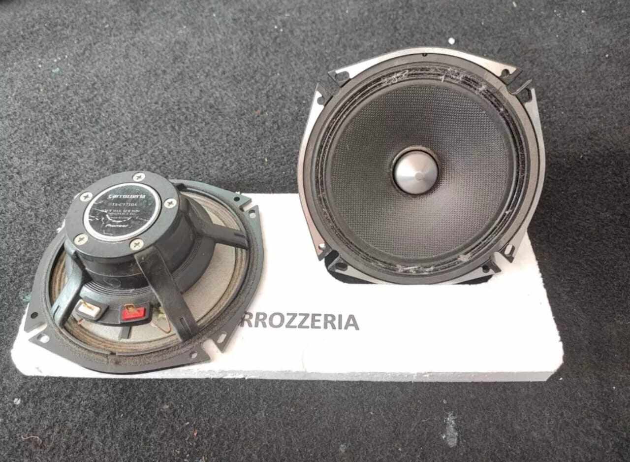 2025年新作アイテムが続々登場 TS-C1710A Carrozzeria Pioneer Tatinum Speaker Series Black カーオーディオ