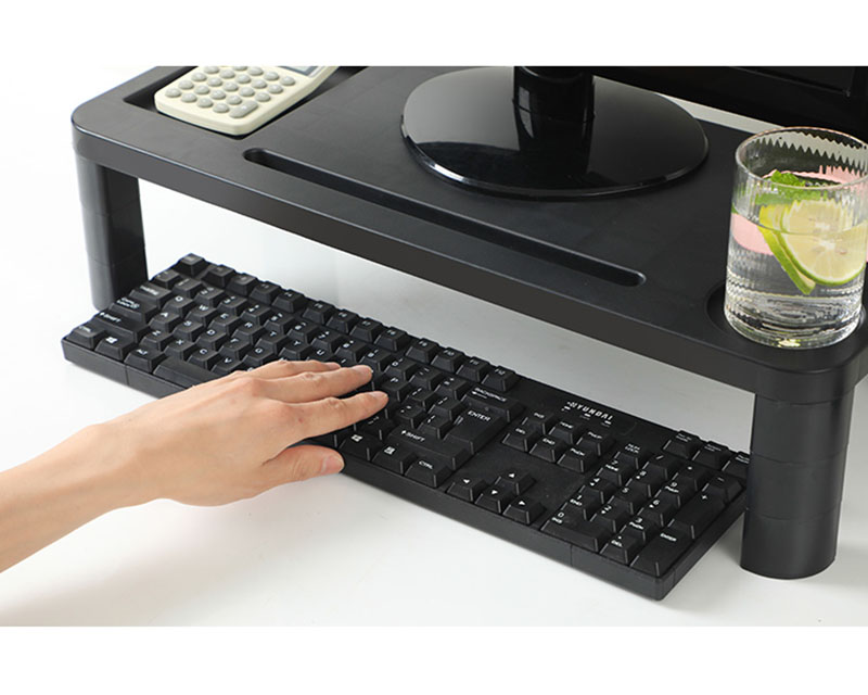 CNMF 1pcs Adjustable Computer Shelf Screen Base TV Monitor Stand Desktop Organizer