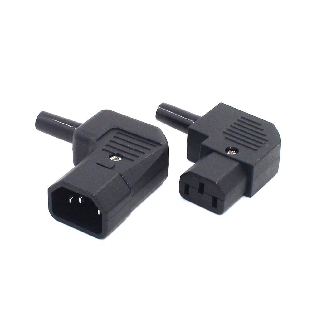 250V 10A IEC320 C13 C14 UPS PDU Outlet แบบมีสายประกอบติดตั้งขั้วต่อ